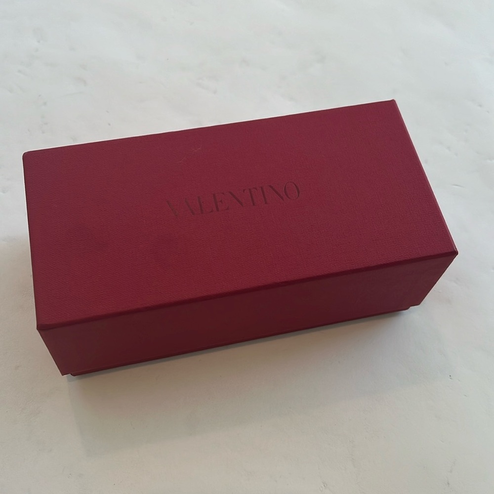 Valentino red sunglasses box